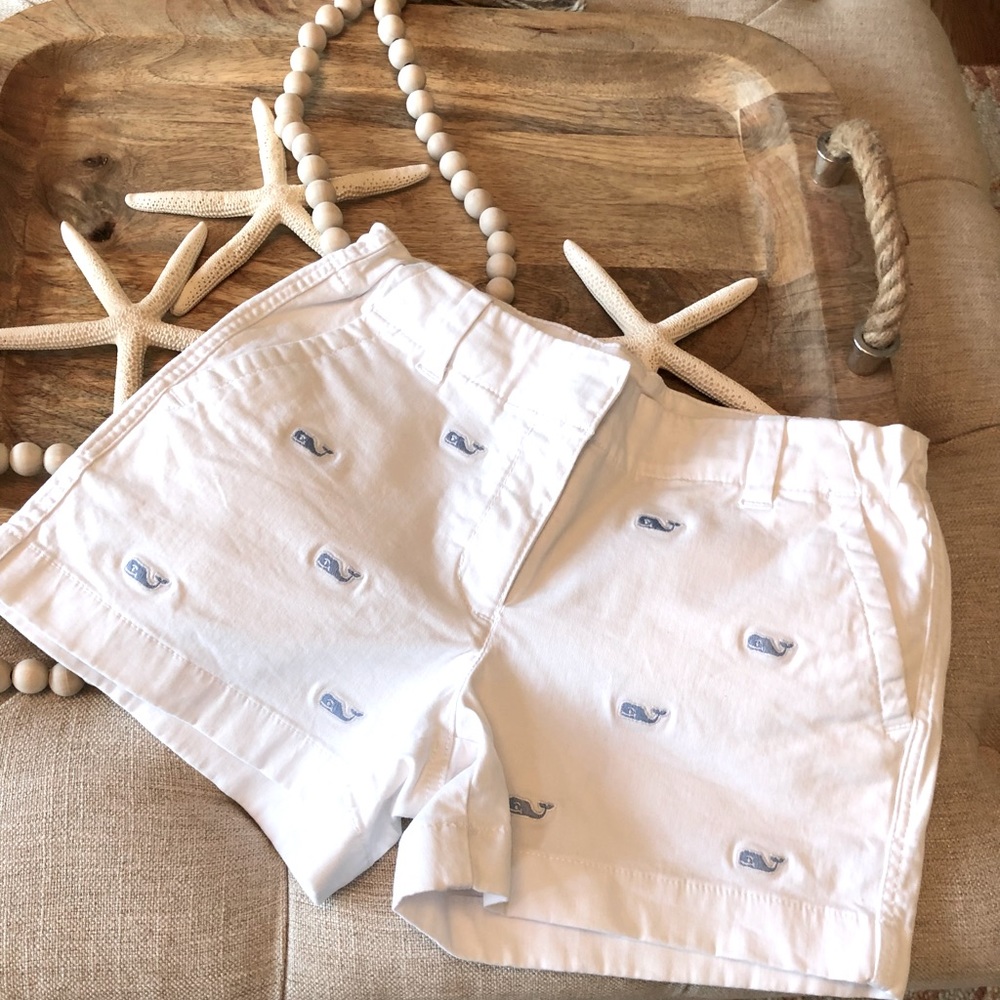 Girls Vineyard Vines cotton twill short